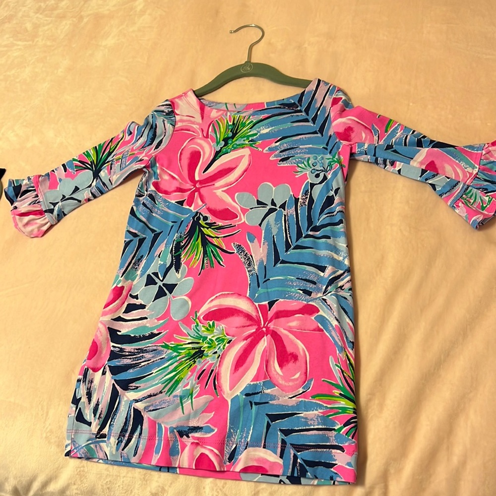 Lilly Pulitzer Girls 3/4 sleeve dress